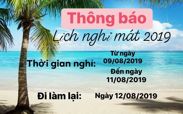 Hướng dẫn chi tiết cách bảo vệ màn hình laptop hiệu quả nhất năm 2026 25 THÔNG BÁO LỊCH NGHỈ MÁT HÈ CỦA CÔNG TY NĂM 2019 NGÀY 09/08/2019 _11/08/2019
