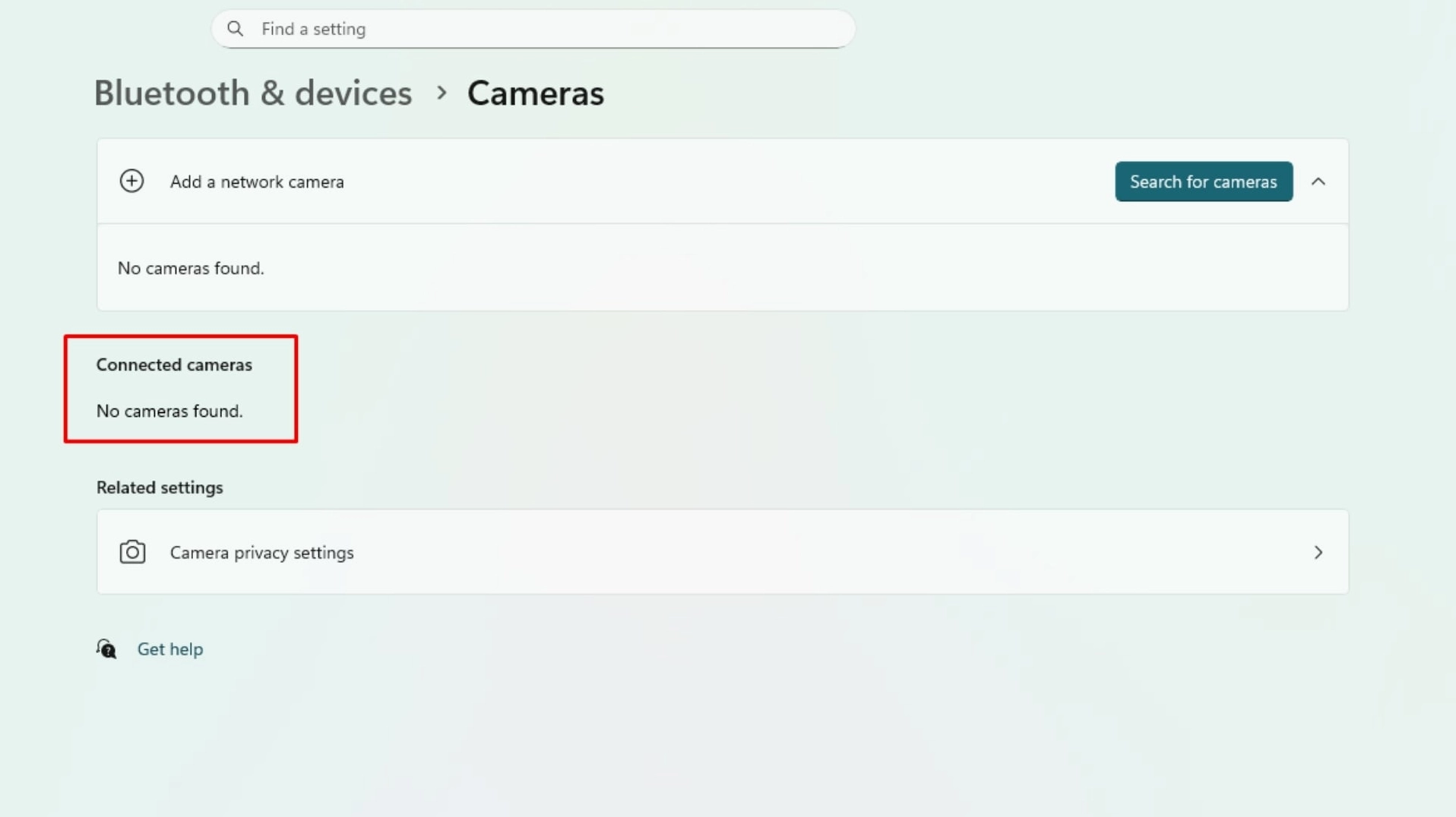 Hướng dẫn chi tiết cách cài webcam cho laptop cực đơn giản tại nhà 32 Thông báo lỗi Webcam không được nhận diện trên hệ điều hành Windows 10 và 11