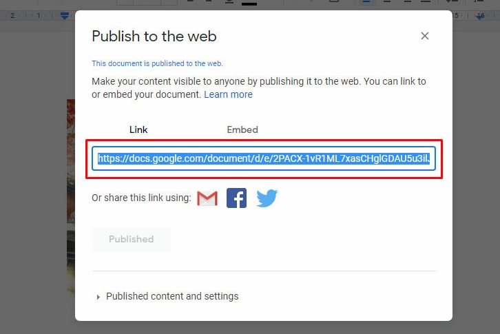 Thư mục chứa hình ảnh sau khi giải nén tệp tài liệu Google Docs