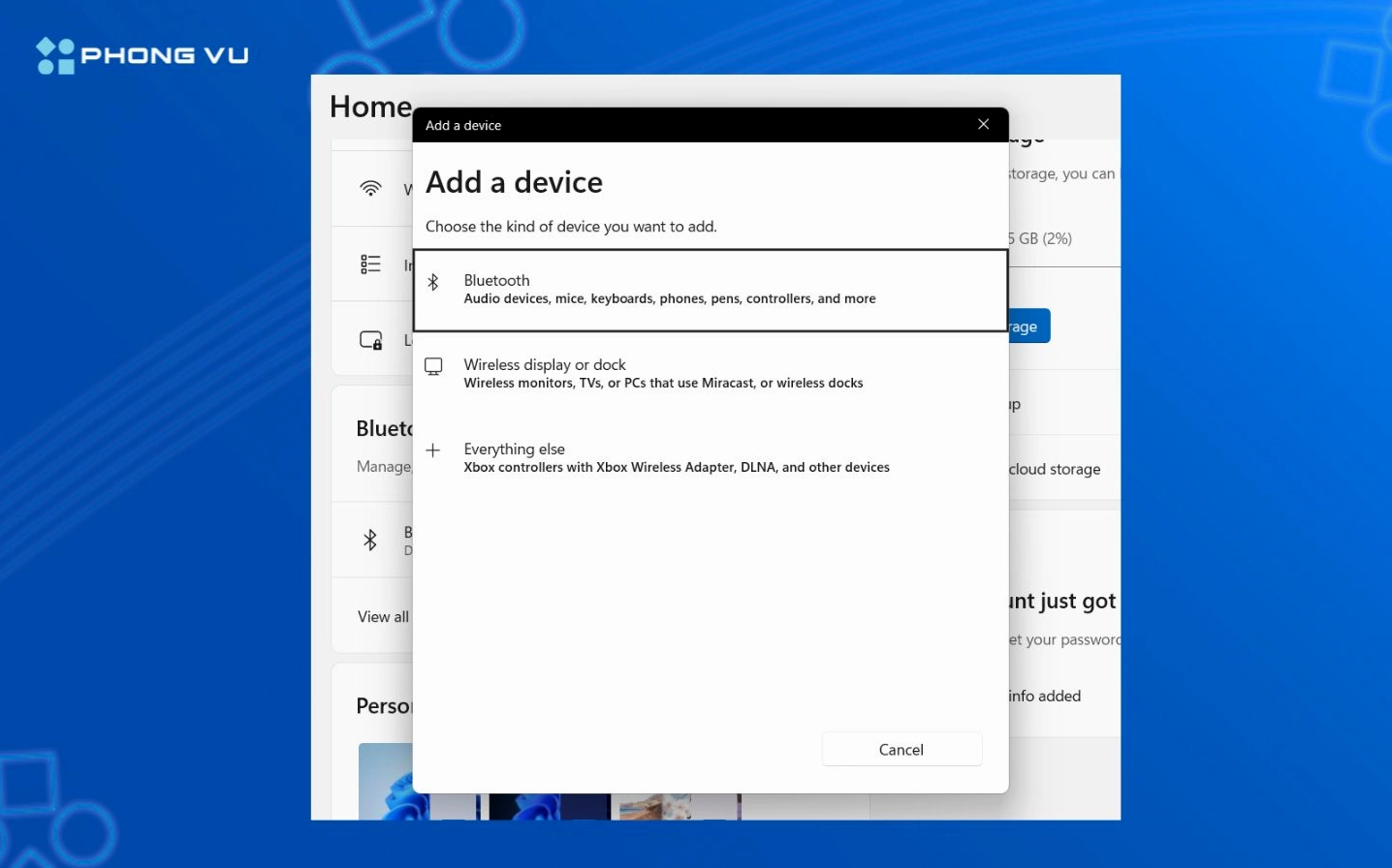Hướng dẫn chi tiết cách bật bluetooth trên laptop nhanh chóng và hiệu quả nhất 21 Tiến hành chọn mục Devices trong bảng thiết lập để bắt đầu quá trình quản lý thiết bị ngoại vi