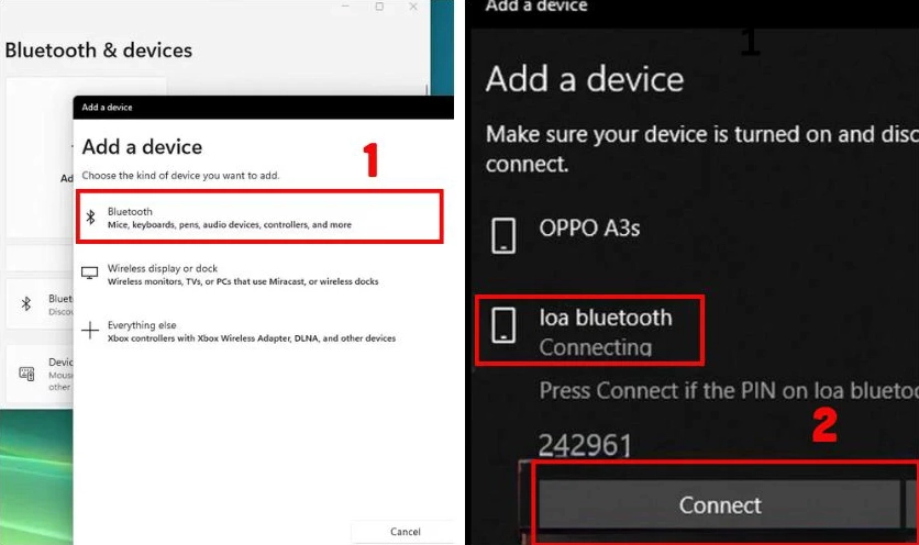 Hướng dẫn chi tiết cách kết nối bluetooth laptop với loa nhanh chóng và hiệu quả 24 Tìm đúng tên thiết bị của bạn và nhấn kết nối
