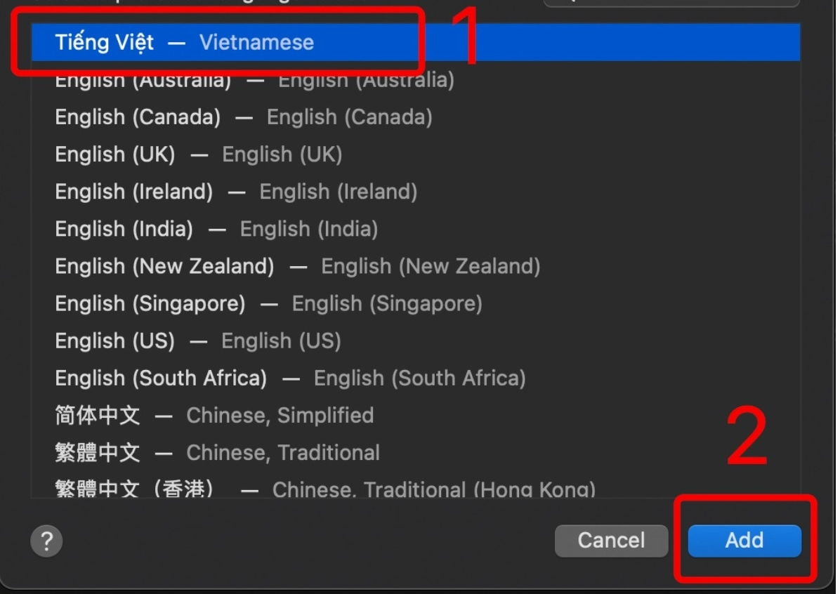 Hướng dẫn chi tiết cách đổi ngôn ngữ trên laptop Windows nhanh chóng 6 Tìm kiếm ngôn ngữ bạn muốn add