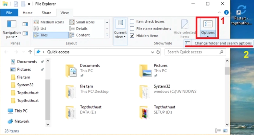 Hướng dẫn chi tiết cách làm cho laptop win 10 chạy nhanh hơn hiệu quả 34 Tinh chỉnh thiết lập File Explorer để tăng tốc duyệt file
