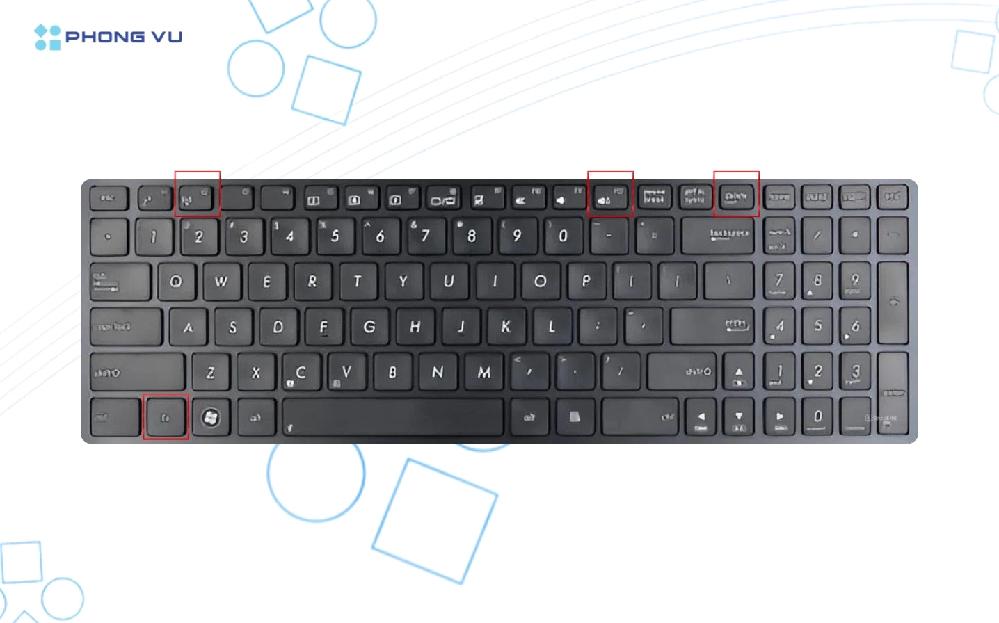 Tổ hợp các tổ hợp phím mở nguồn laptop Asus