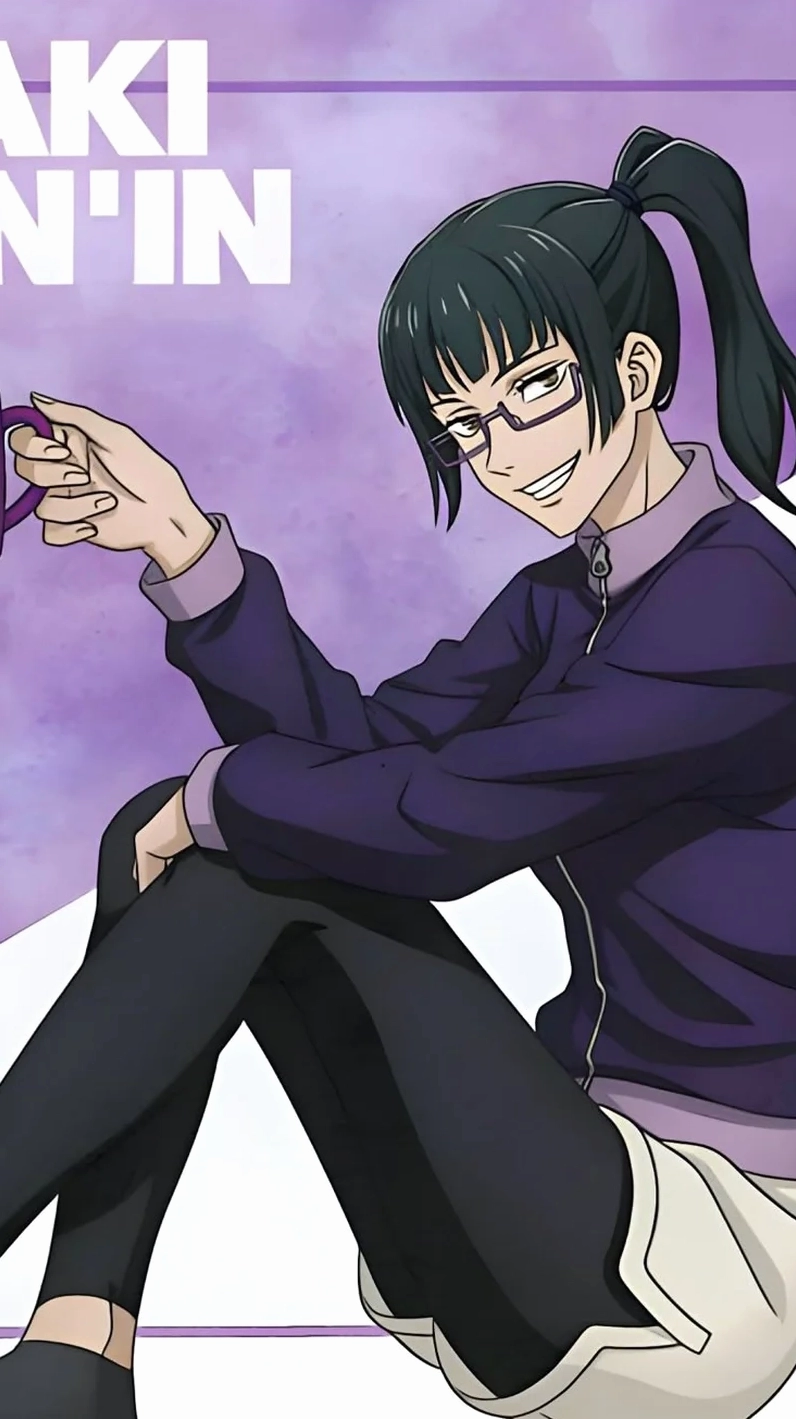 Toàn cảnh vóc dáng và thần thái của maki zenin anime