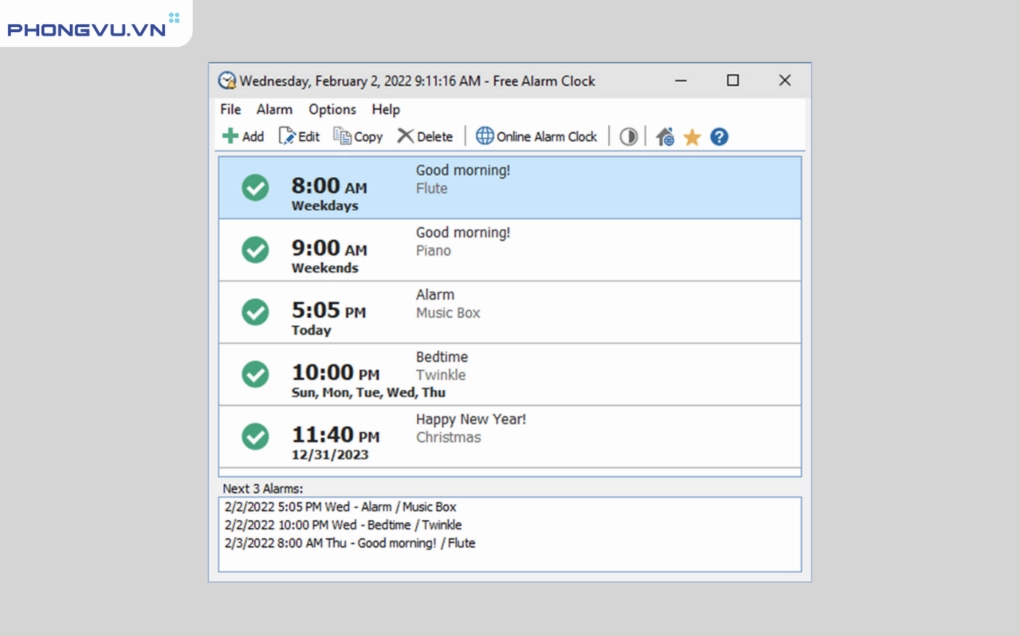 Hướng dẫn chi tiết cách đặt báo thức trên laptop nhanh chóng và hiệu quả 24 Tổng kết thủ thuật