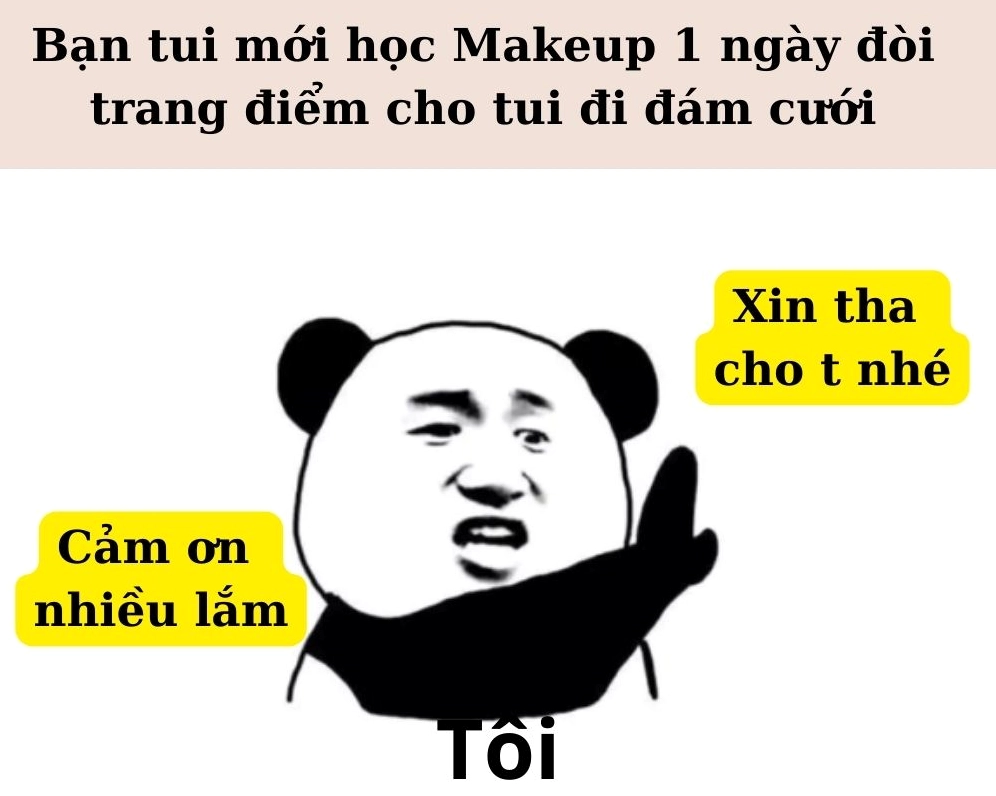 Tổng thể một bức ảnh chế vô cùng xuất sắc về mặt thị giác