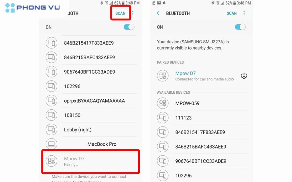 Hướng dẫn chi tiết cách kết nối bluetooth laptop với tai nghe không dây hiệu quả nhất 2026 19 Trên màn hình Bluetooth chọn tên tai nghe của bạn từ danh sách thiết bị