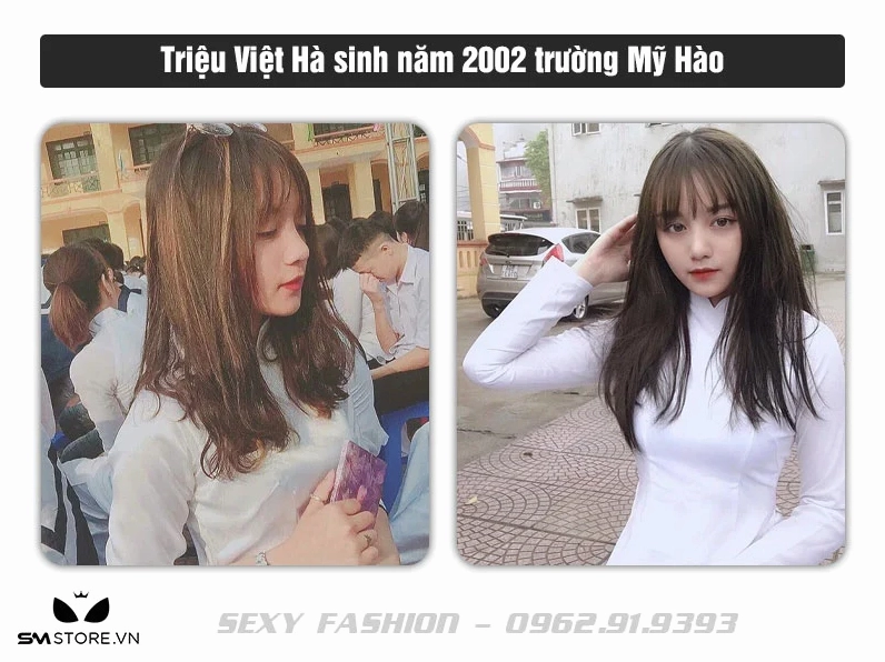 Triệu Việt Hà rạng rỡ đầy đáng yêu trong chiếc áo dài trắng mỏng