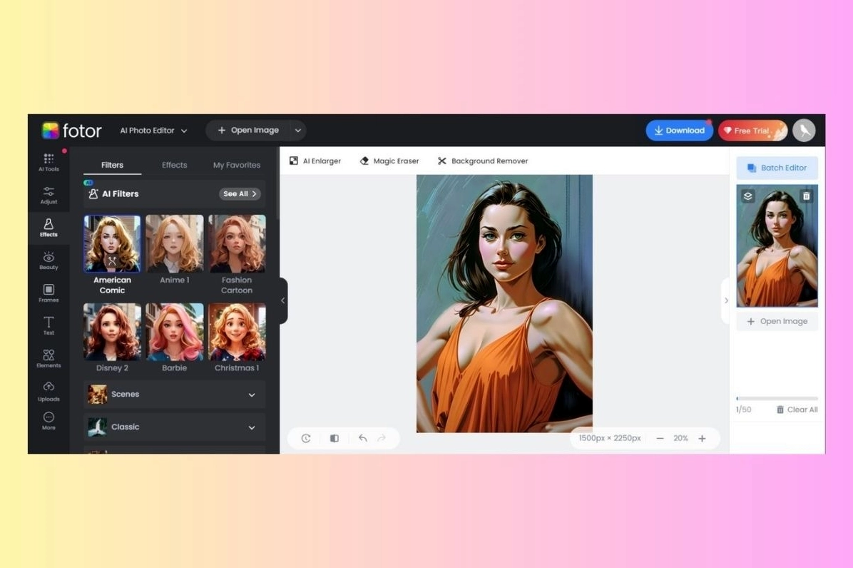 Hướng dẫn chi tiết cách chỉnh ảnh đẹp trên laptop hiệu quả nhanh chóng 7 Trình biên tập ảnh trực tuyến Fotor với nhiều công cụ chỉnh sửa đa dạng và dễ sử dụng