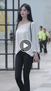 tron bo anh gai xinh trung quoc mac vay ngan day cuon hut 815