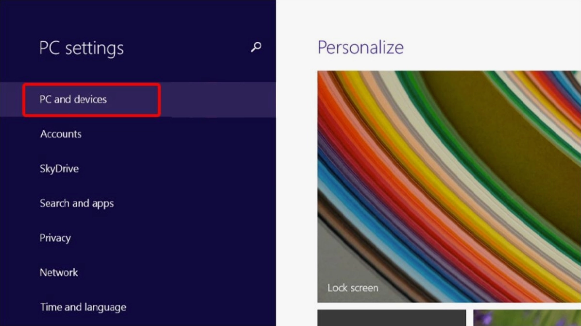 Hướng dẫn chi tiết cách bật bluetooth trên laptop dell inspiron nhanh chóng nhất 15 Trong PC settings bạn chọn PC and devices