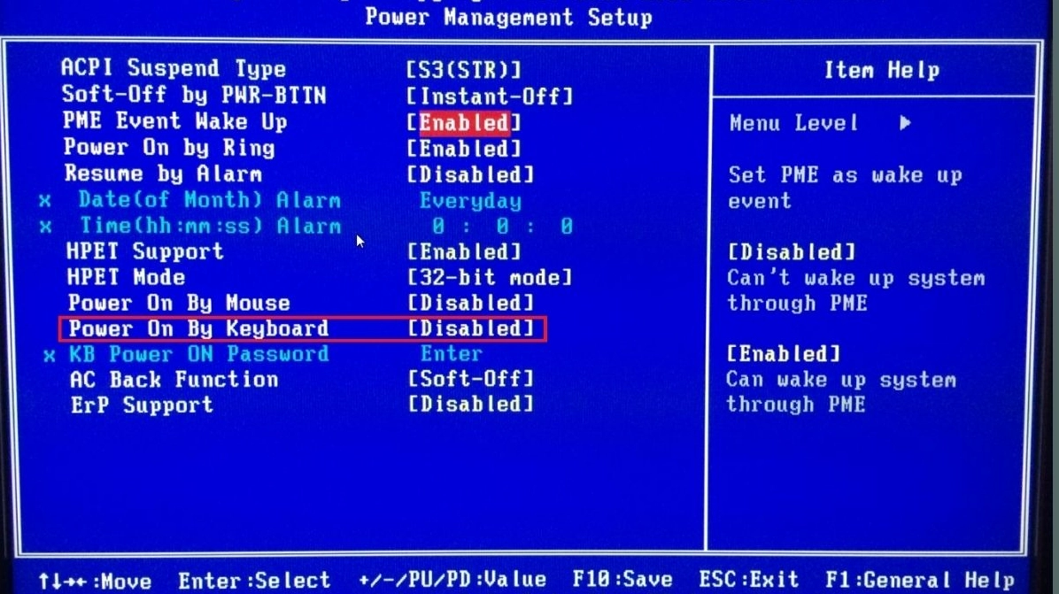 Hướng dẫn chi tiết cách mở nguồn laptop hiệu quả khi nút nguồn bị hỏng 6 Tùy chọn thiết lập bật nguồn máy tính bằng bàn phím