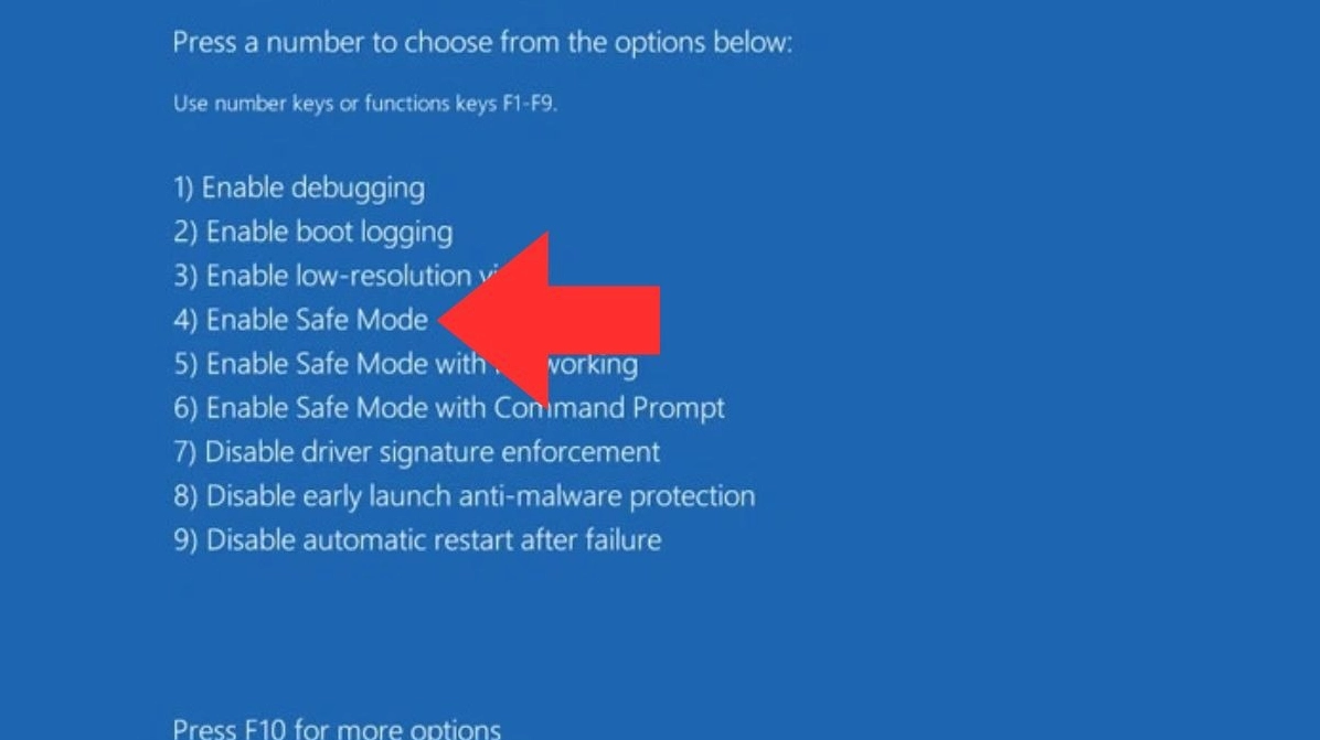 Hướng dẫn chi tiết cách mở nguồn laptop Dell khi gặp sự cố không lên màn hình 7 Vào chế độ Safe Mode