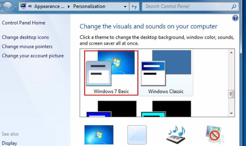Hướng dẫn chi tiết cách làm cho laptop chạy mượt hơn trên hệ điều hành Windows 7 12 Vô hiệu hóa Aero theme trên Win 7 để máy tính chạy nhanh hơn