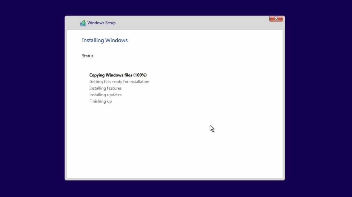 Hướng dẫn chi tiết cách cài lại win 10 cho laptop đơn giản tại nhà 14 Windows sẽ tự động cài đặt