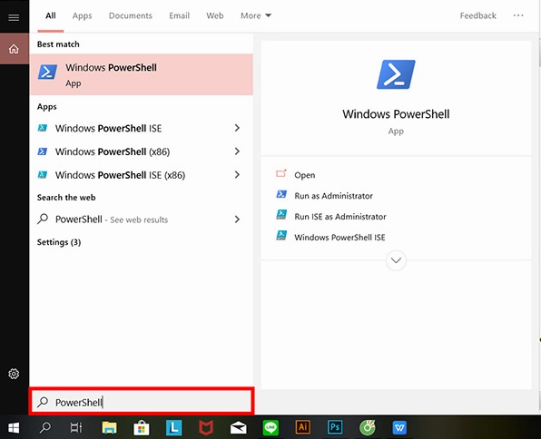 Xem Serial number của laptop bằng mã lệnh PowerShell