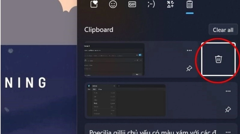 Xóa Clipboard trên Windows