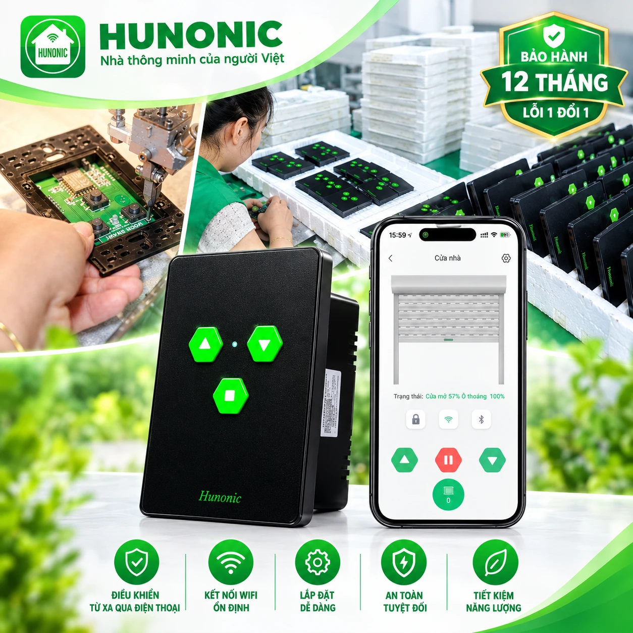Công Tắc Điều Khiển Cửa Cuốn Từ Xa Qua Điện Thoại 9 Công Tắc Điều Khiển Cửa Cuốn Từ Xa Qua Điện Thoại