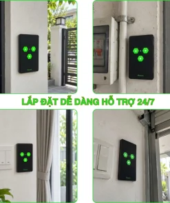 Công Tắc Điều Khiển Cửa Cuốn Từ Xa Qua Điện Thoại 20 lap dat cong tac hunonic